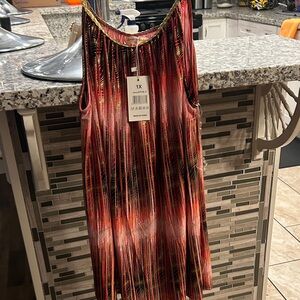 Multicolor Sleeveless Dress